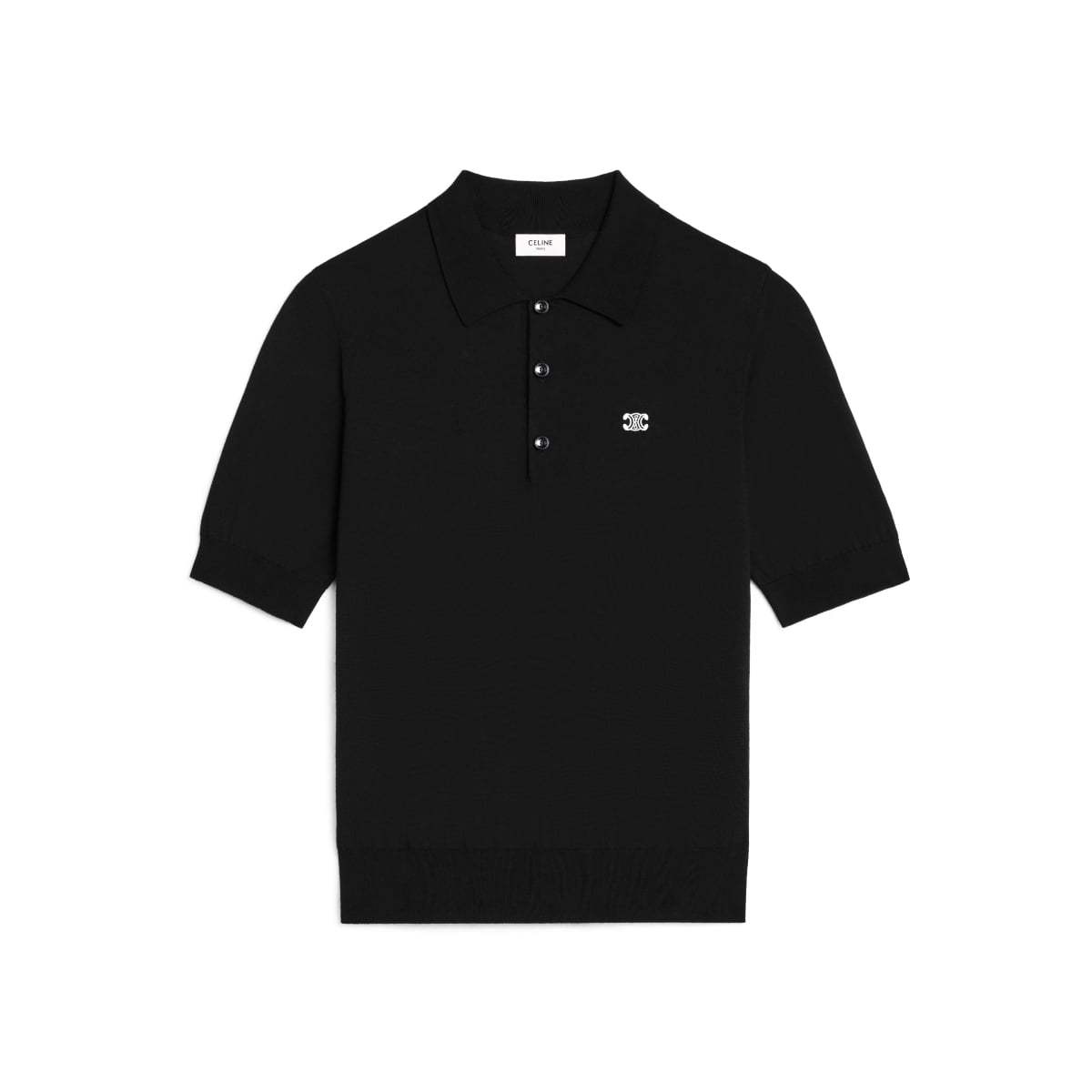 Triomphe Polo Shirt Black