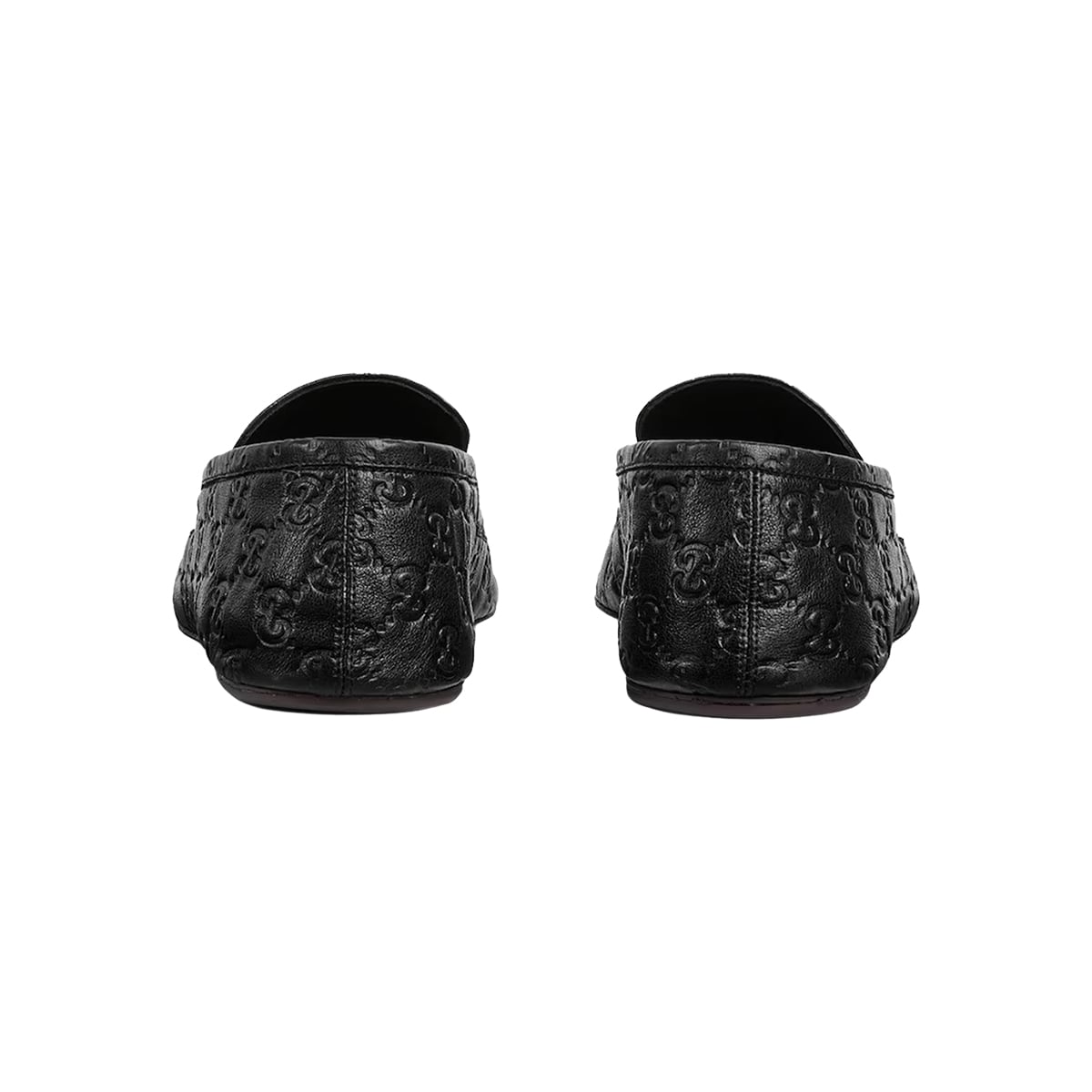 Ragazzo Loafers Embossed GG Leather Black