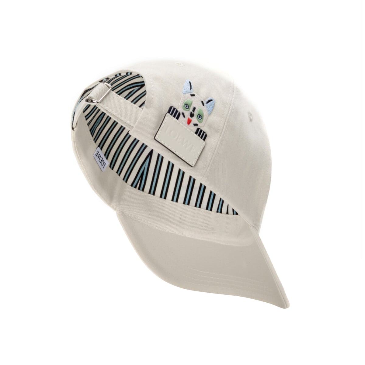 Loewe Louis Wain Futurist Cat Cap Soft White/Black Original