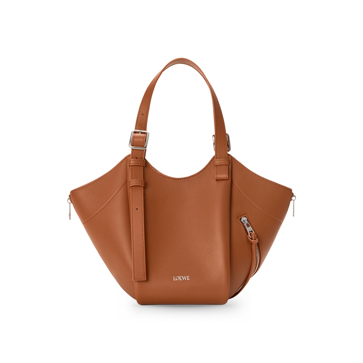 Hammock Flip Bag in Classic Calfskin Squirrel PHW-Loewe