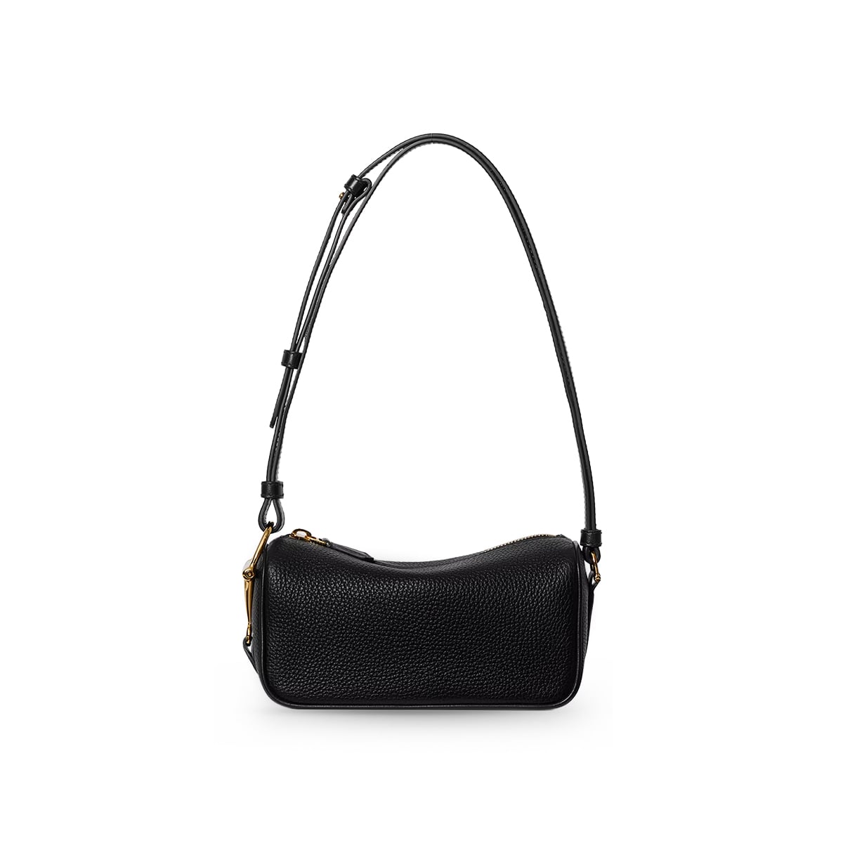 Half Horsebit Mini Bag Calfskin Leather Black LGHW