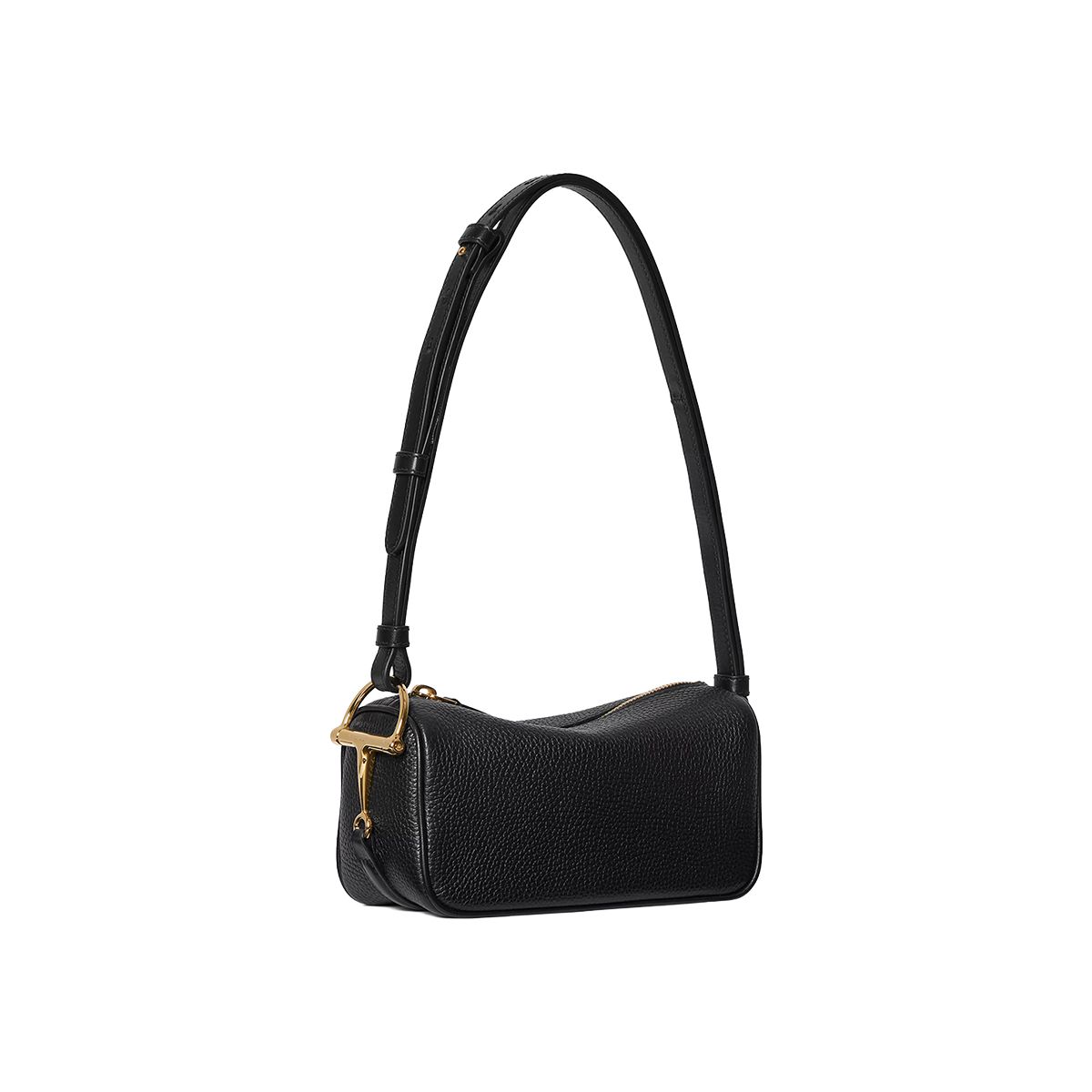 Half Horsebit Mini Bag Calfskin Leather Black LGHW