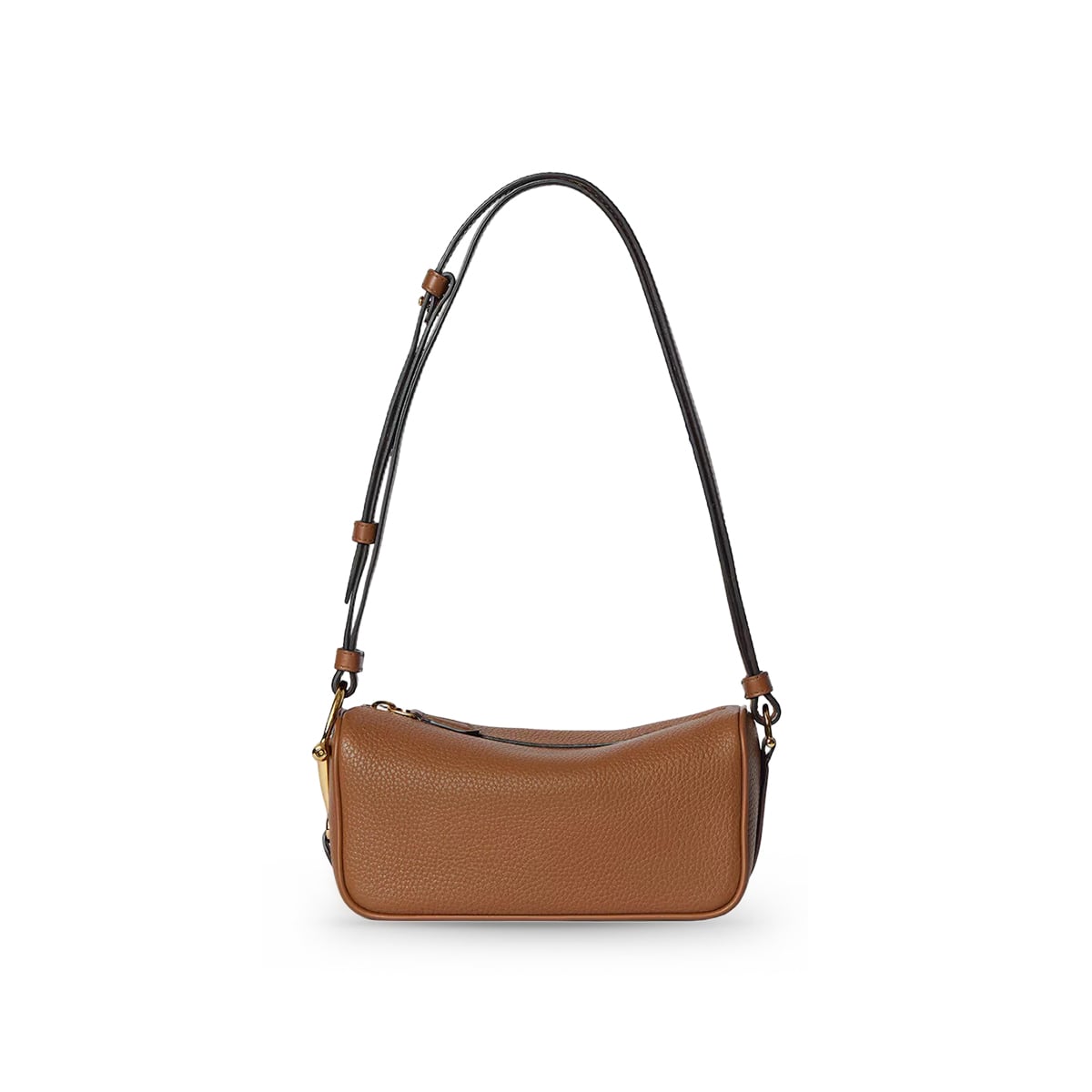 Half Horsebit Mini Bag Calfskin Leather Brown LGHW