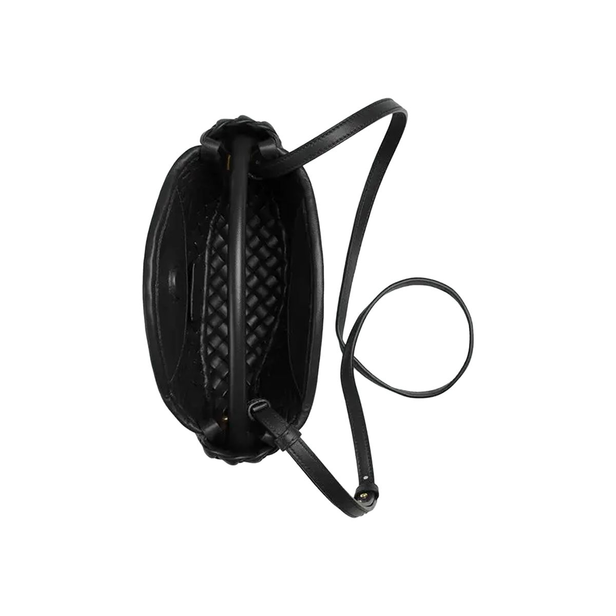 Small Cobble Top Handle Bag Black