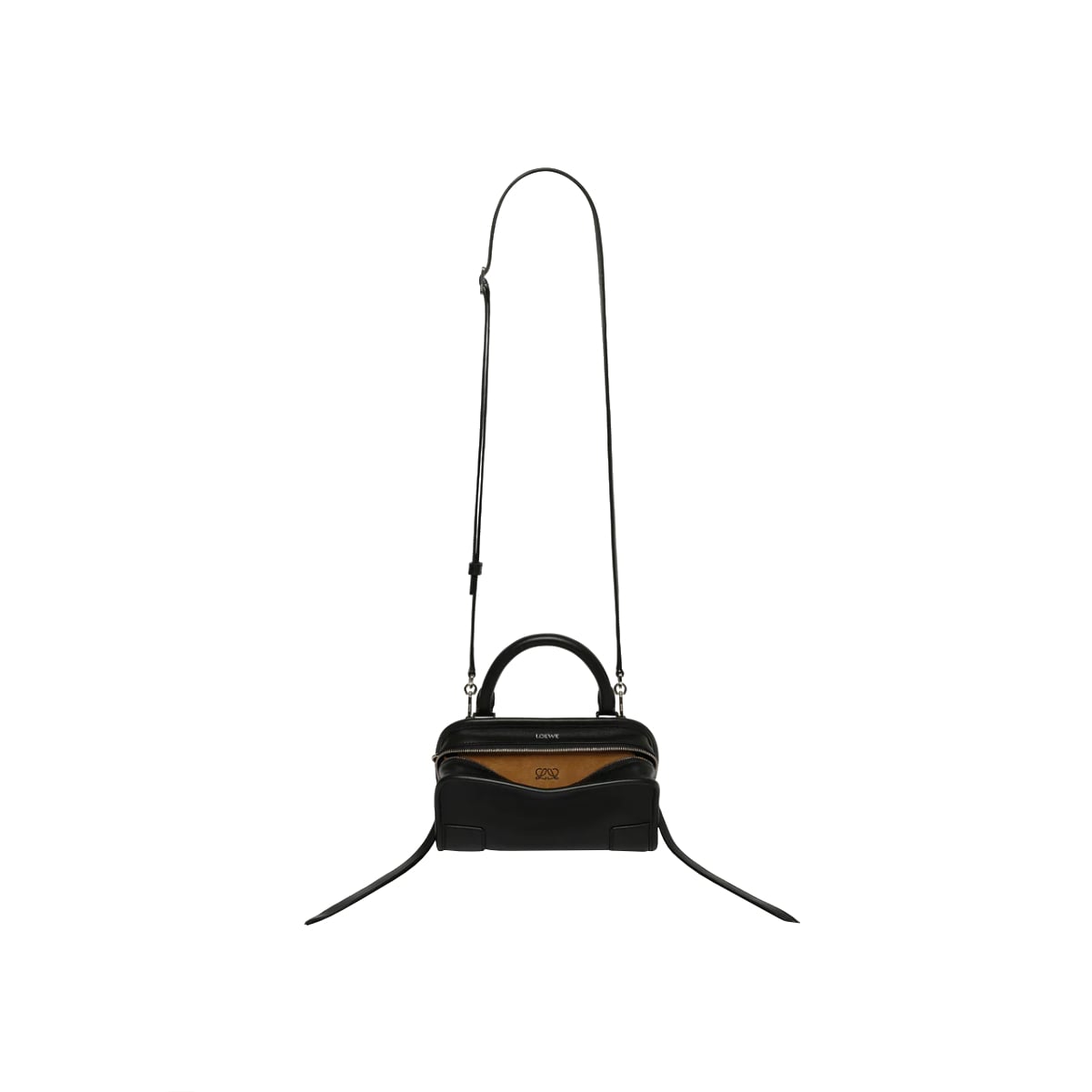 Mini Amazona 180 Handbag Calfskin Black