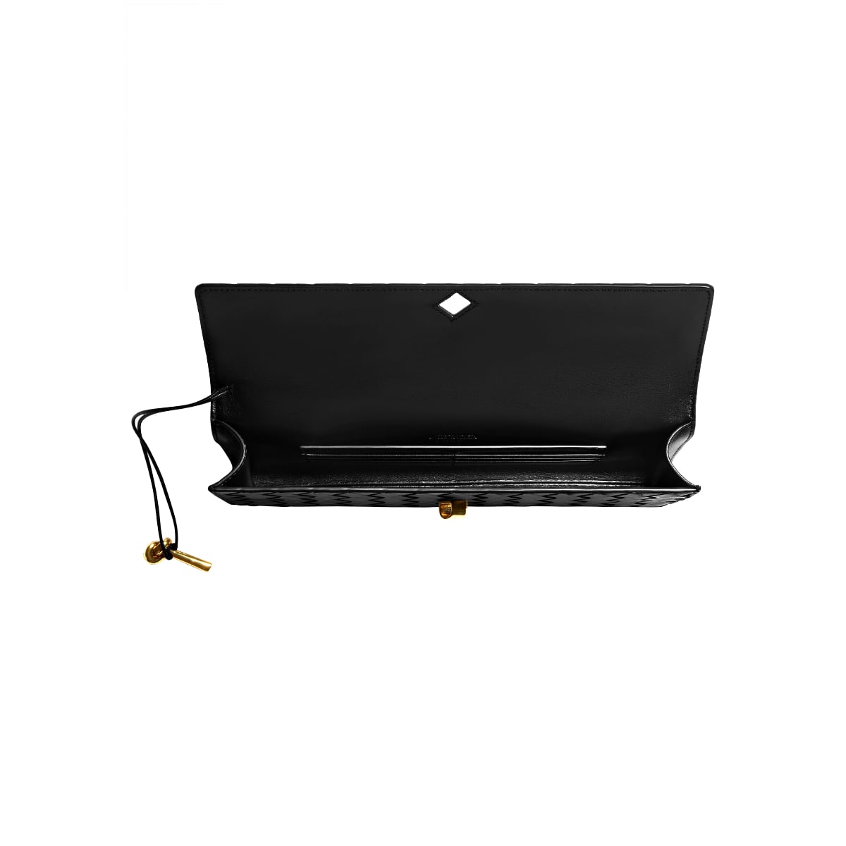Andiamo Clutch Top Handle Knot Black
