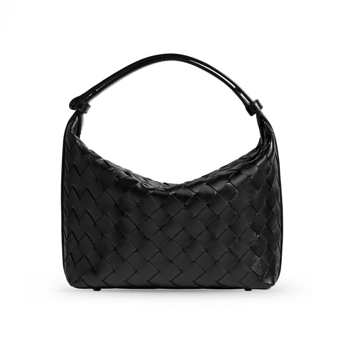 Mini Wallace Bag Black-Bottega Veneta
