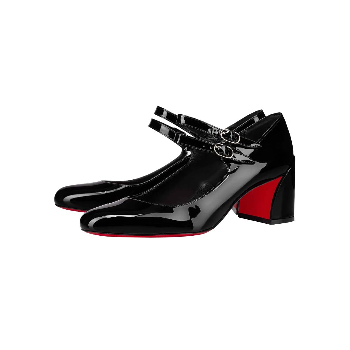 Miss Janes 55mm Patent Calfskin Black
