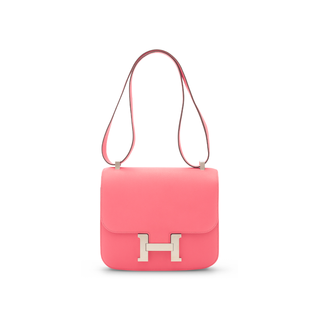 Constance 24 Rose Azalee Evercolor PHW A-Hermès