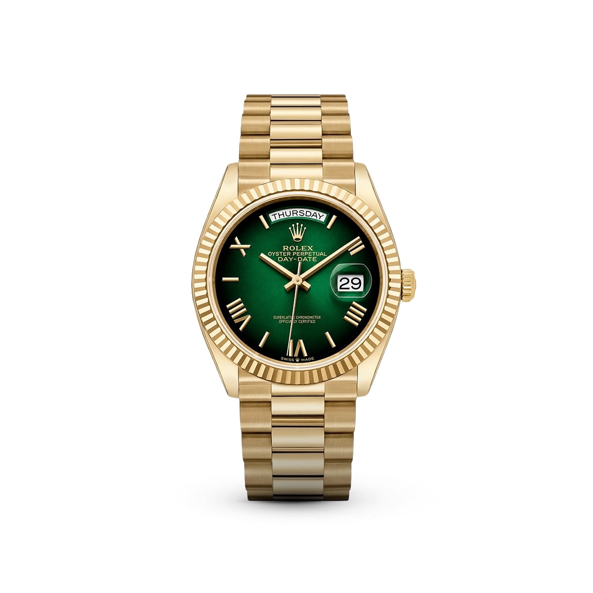 Day-Date 36 128238 Green Ombre-Rolex
