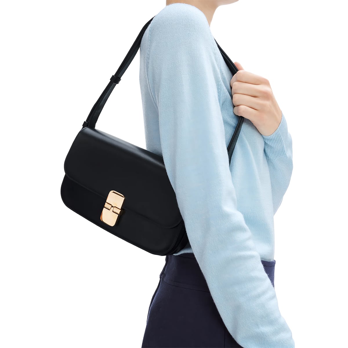 Grace Shoulder Bag Black GHW