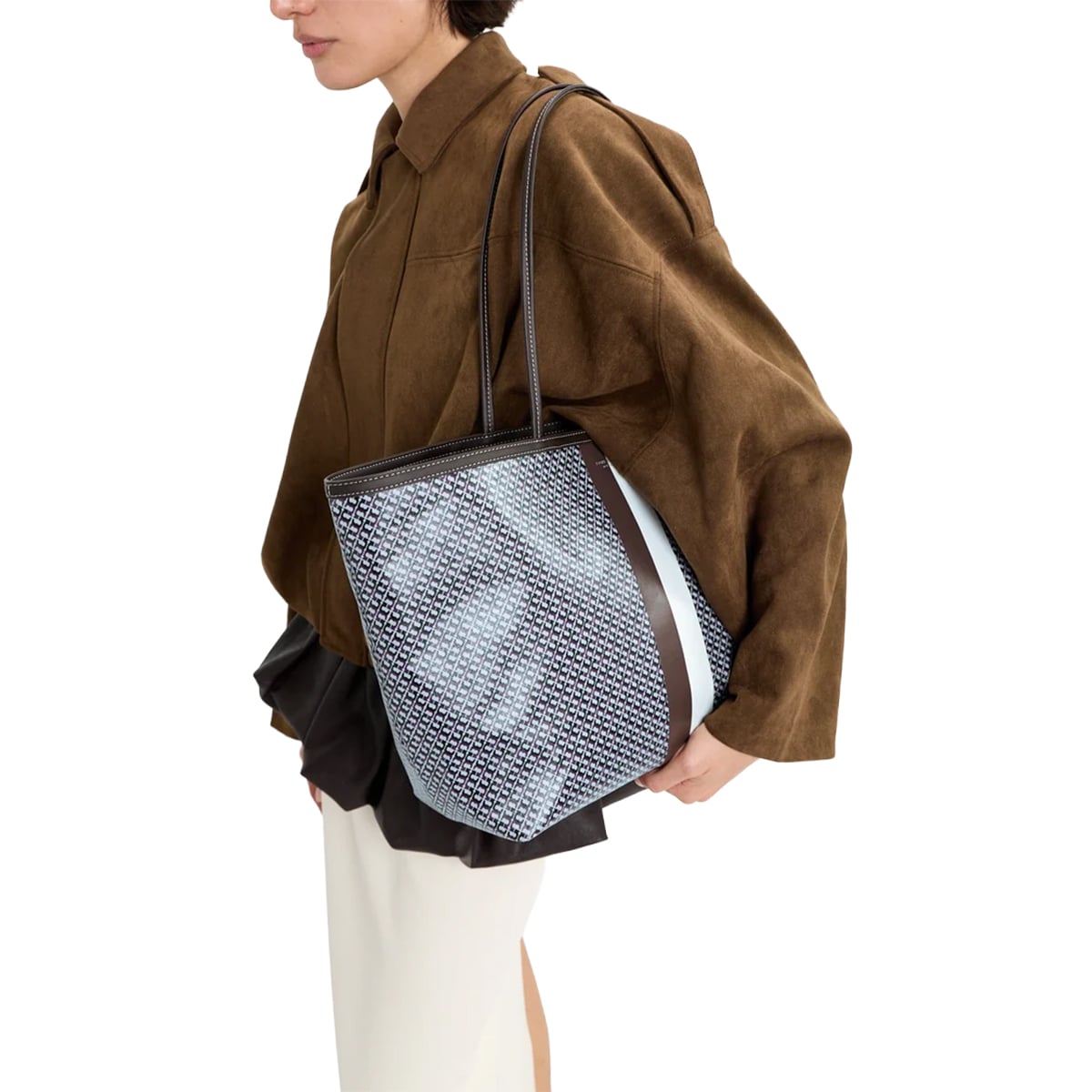 The Racer Tote Bag Blue