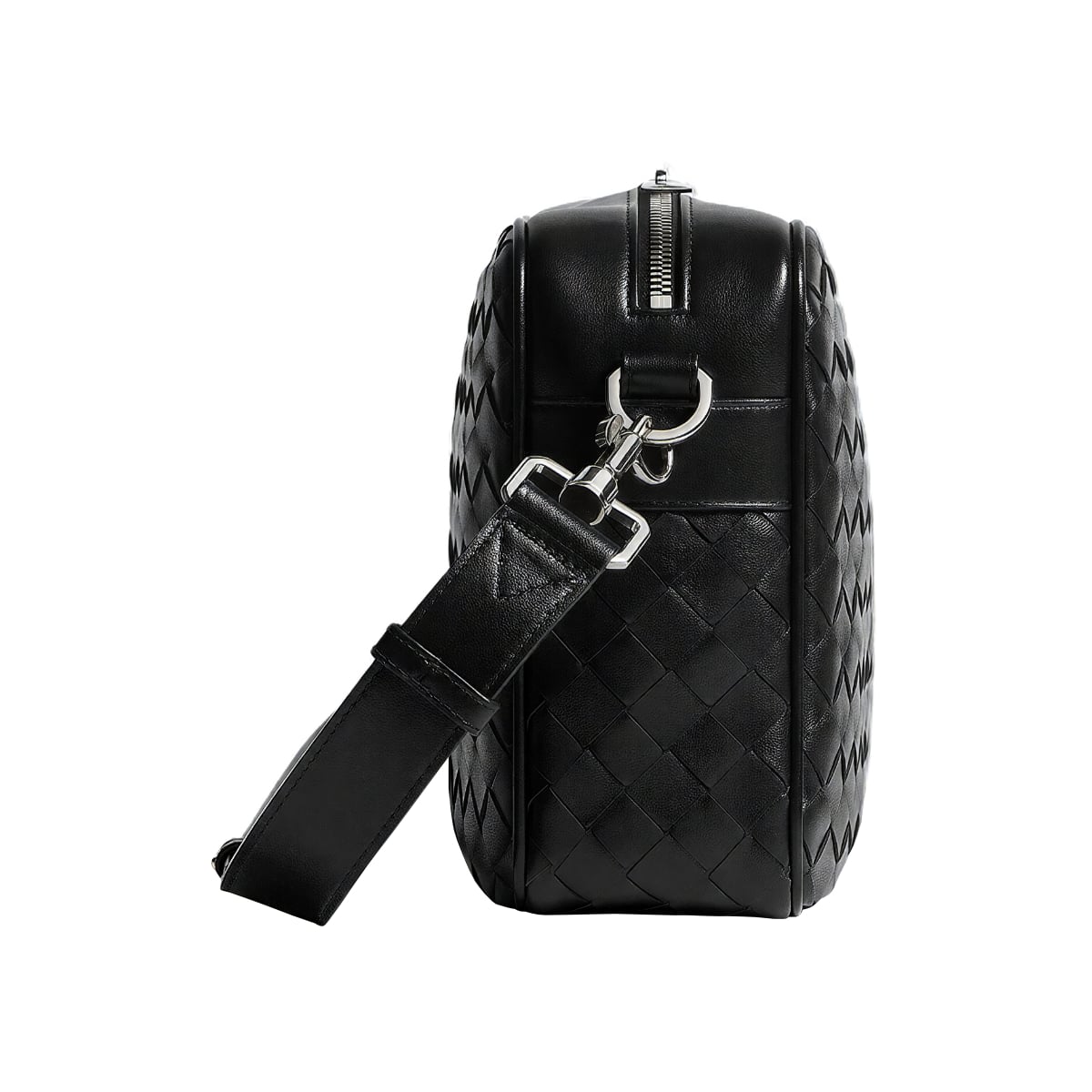 Intrecciato Camera Bag Black