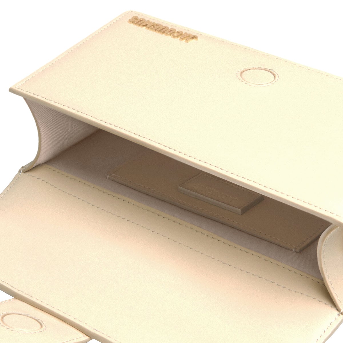The Large Bambino Flap Crossbody Bag Ivory GHW