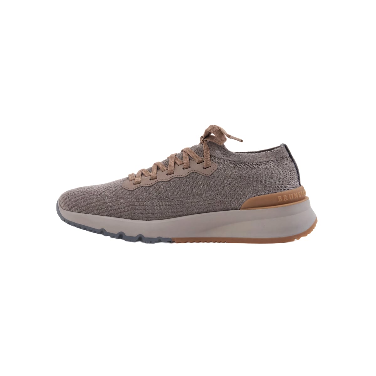 Knitted Sneakers Wool Light Brown