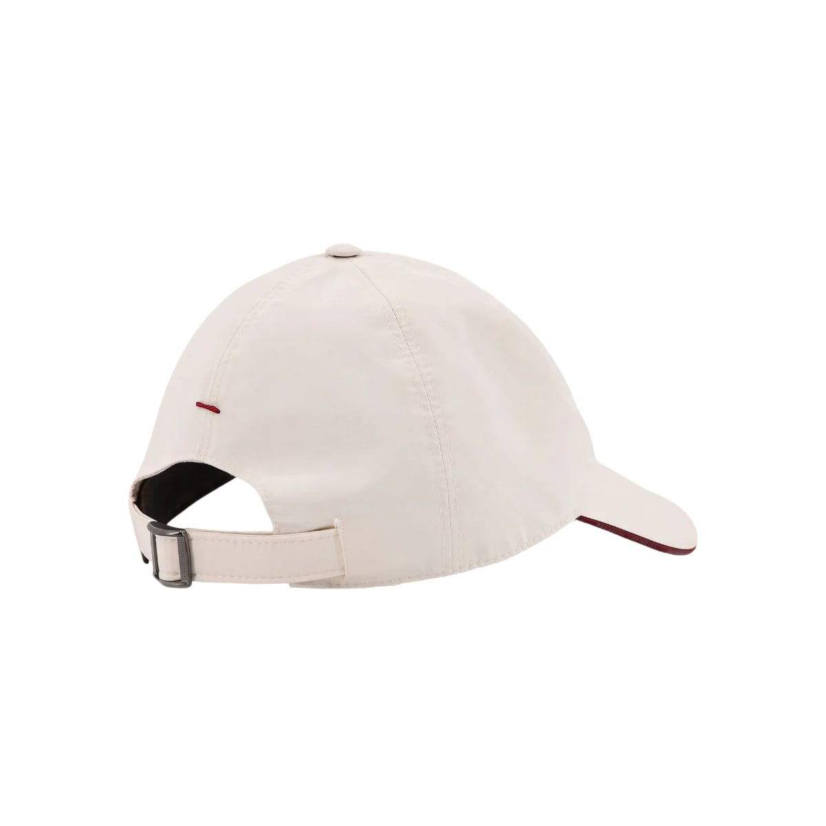 Embroidery Logo Nylon Cap Off White