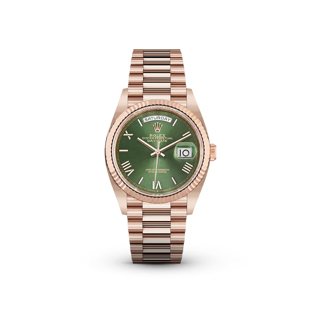 Day-Date 36 128235 Green Roman-Rolex