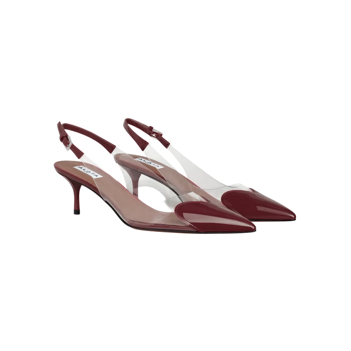 Le Coeur 55 mm Slingback Leather Garnet Red
