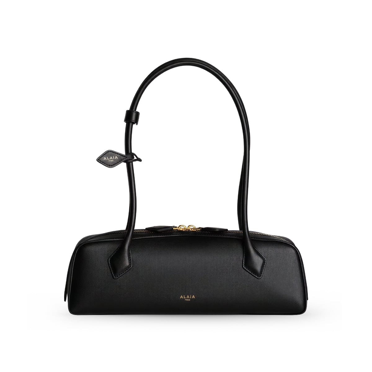Le Teckel Medium Bag Calfskin Black-Alaïa