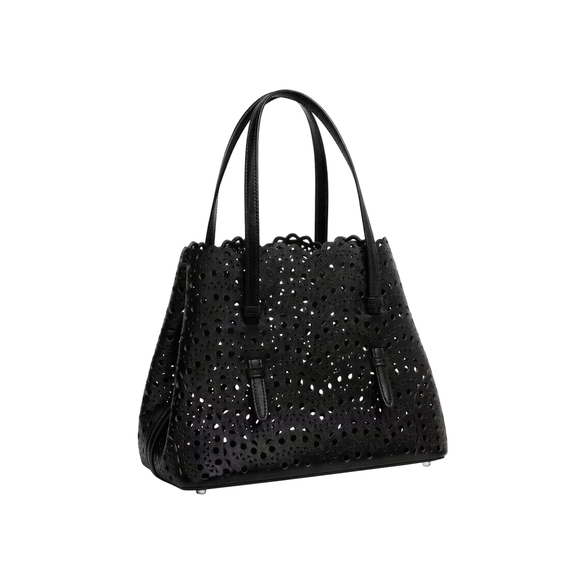 Mina 25 Bag in Vienne Wave Calfskin Black