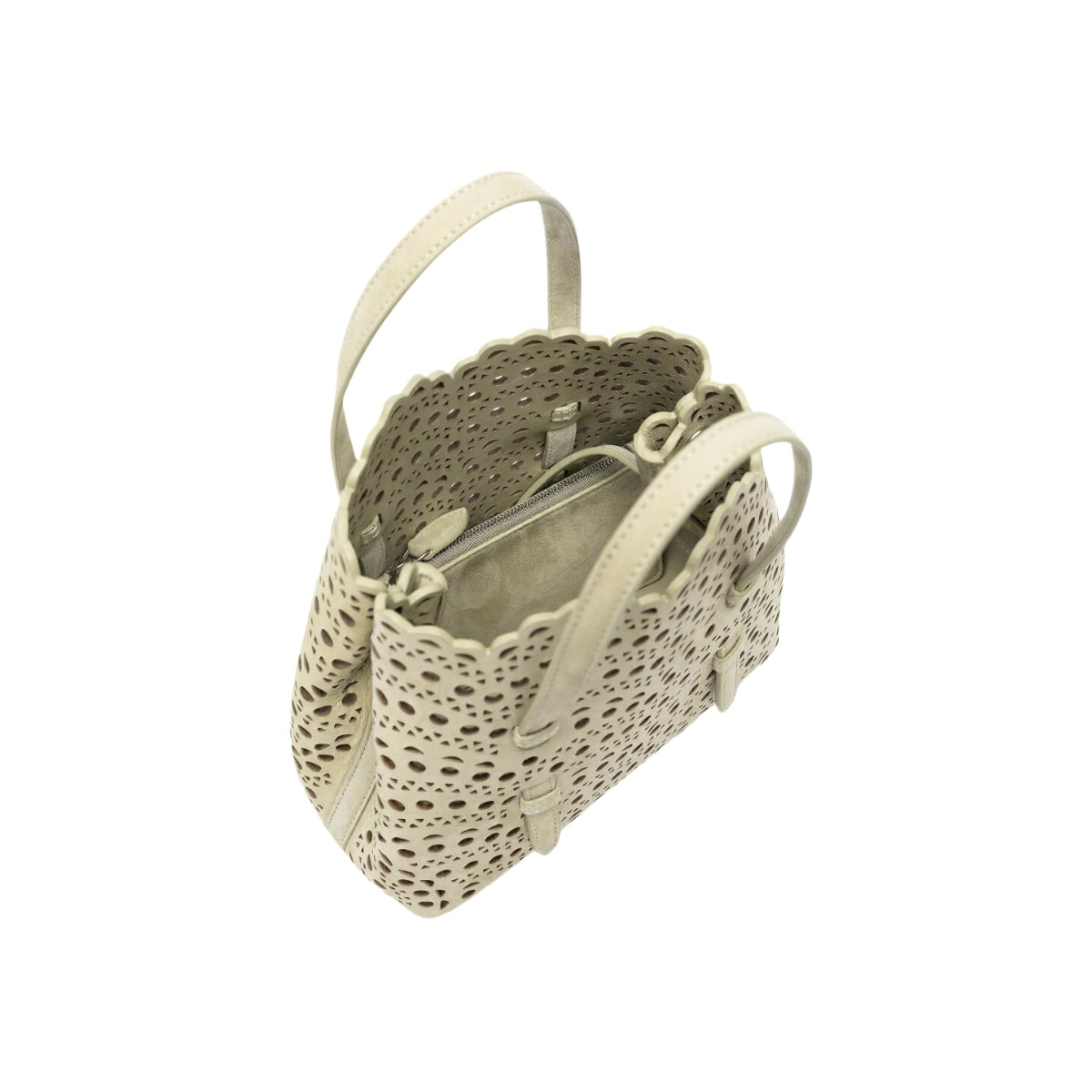 Mina 20 Bag in Vienne Wave Nubuck Almond Green