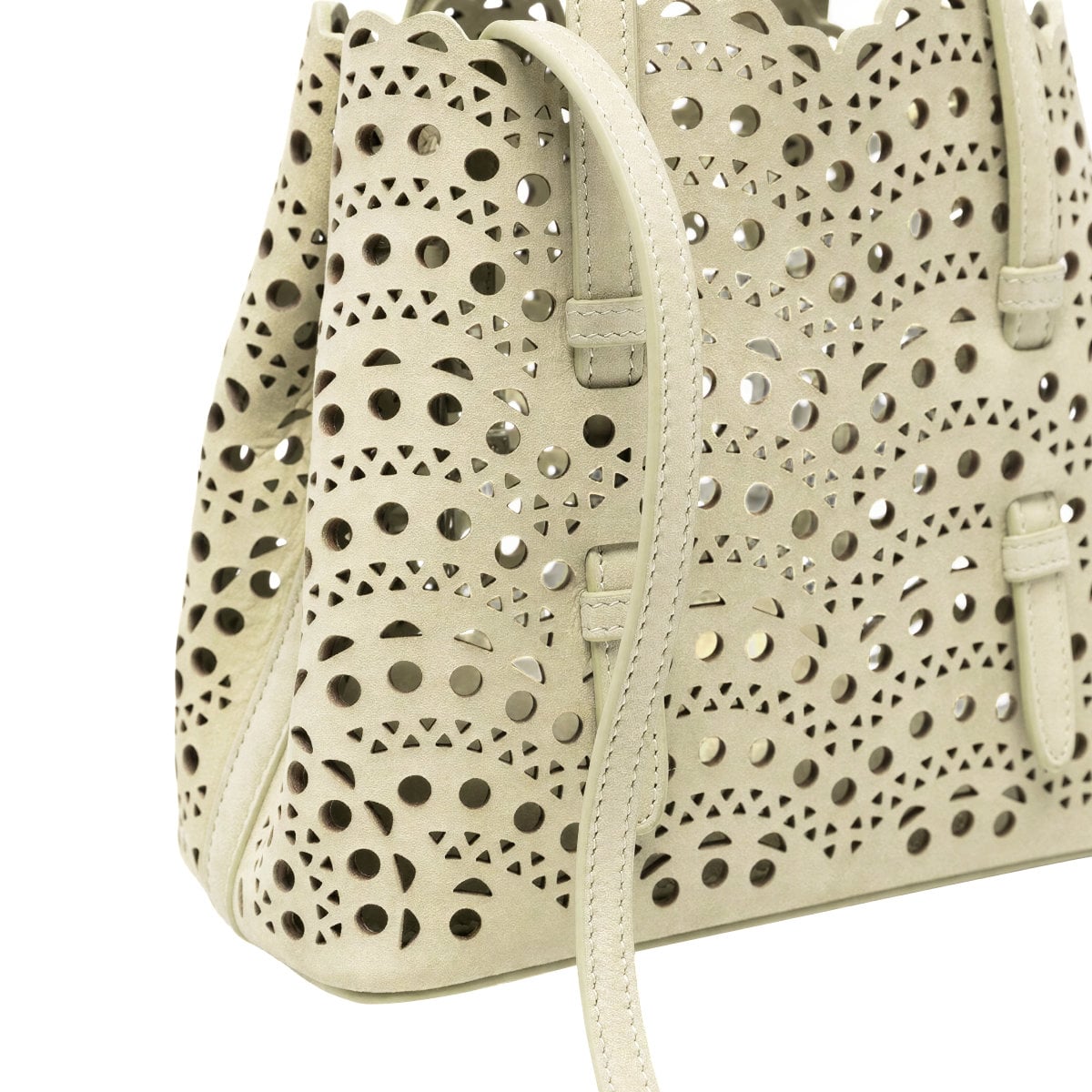 Mina 20 Bag in Vienne Wave Nubuck Almond Green