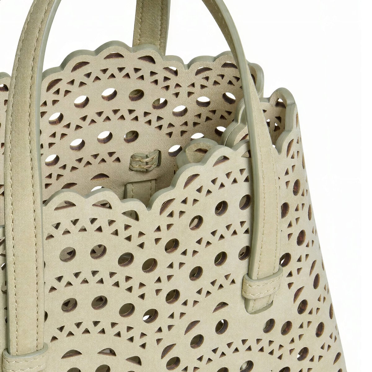 Mina 20 Bag in Vienne Wave Nubuck Almond Green