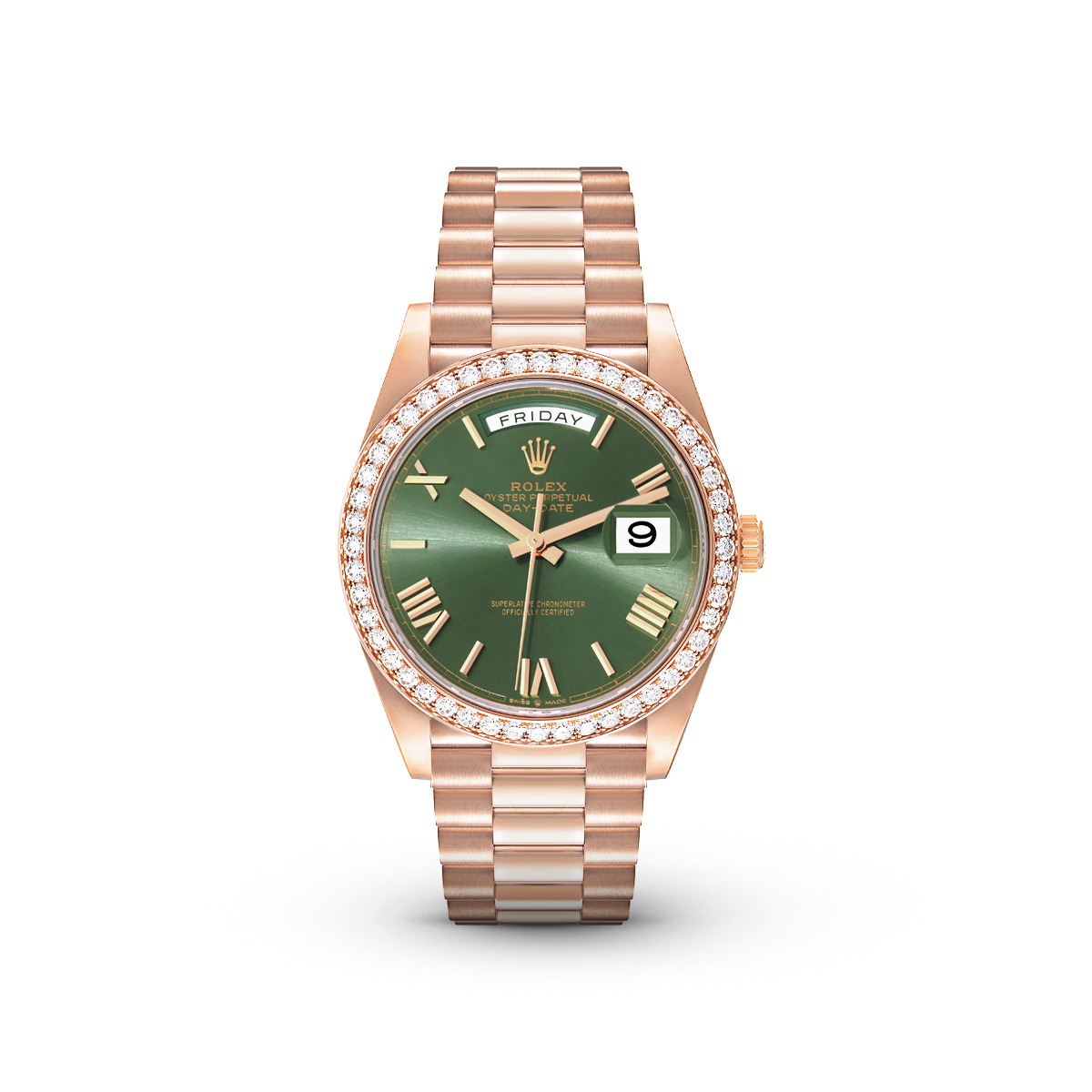 Day-Date 40 228345 Green Roman-Rolex