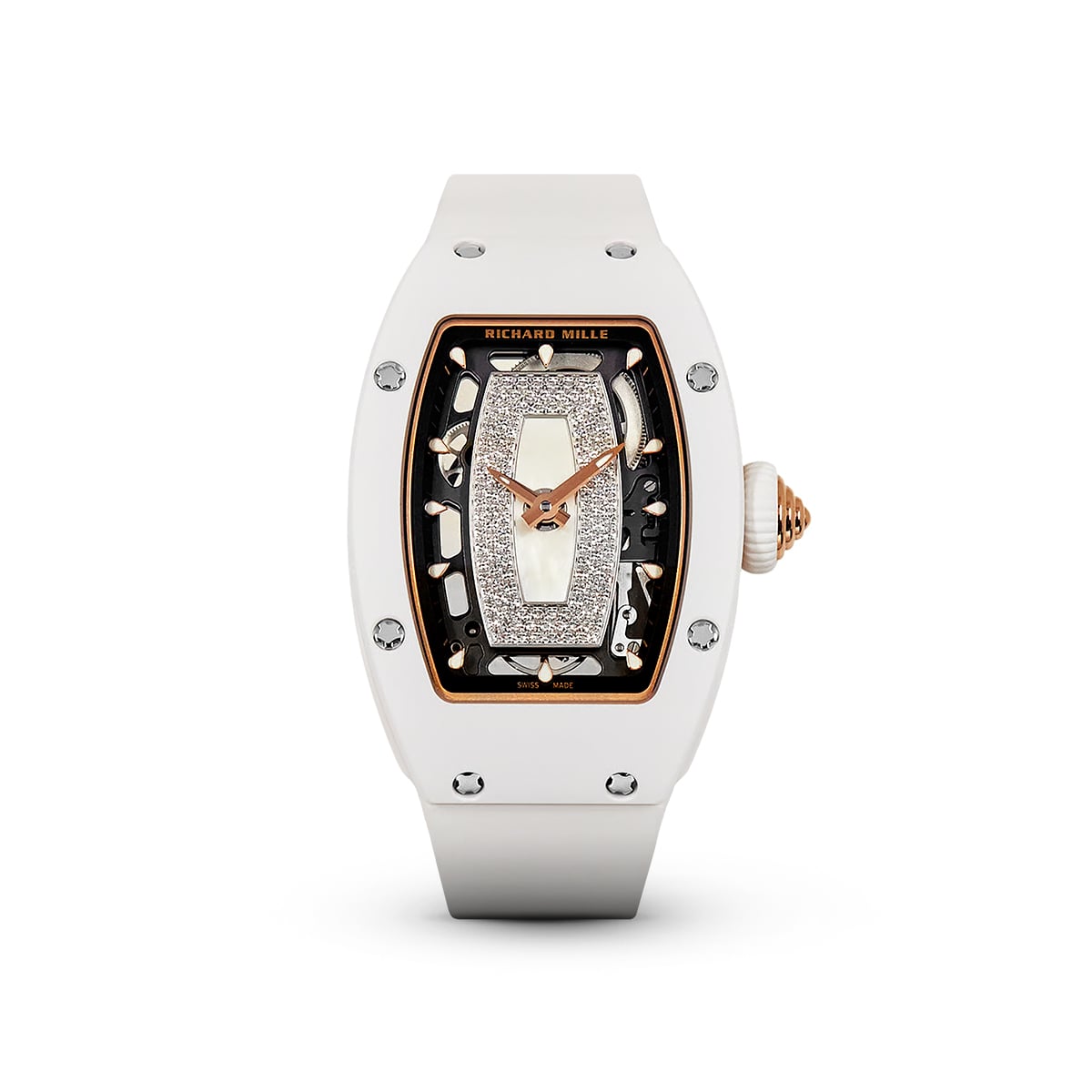RM07-01 White Ceramic (MOP Lips)-Richard Mille