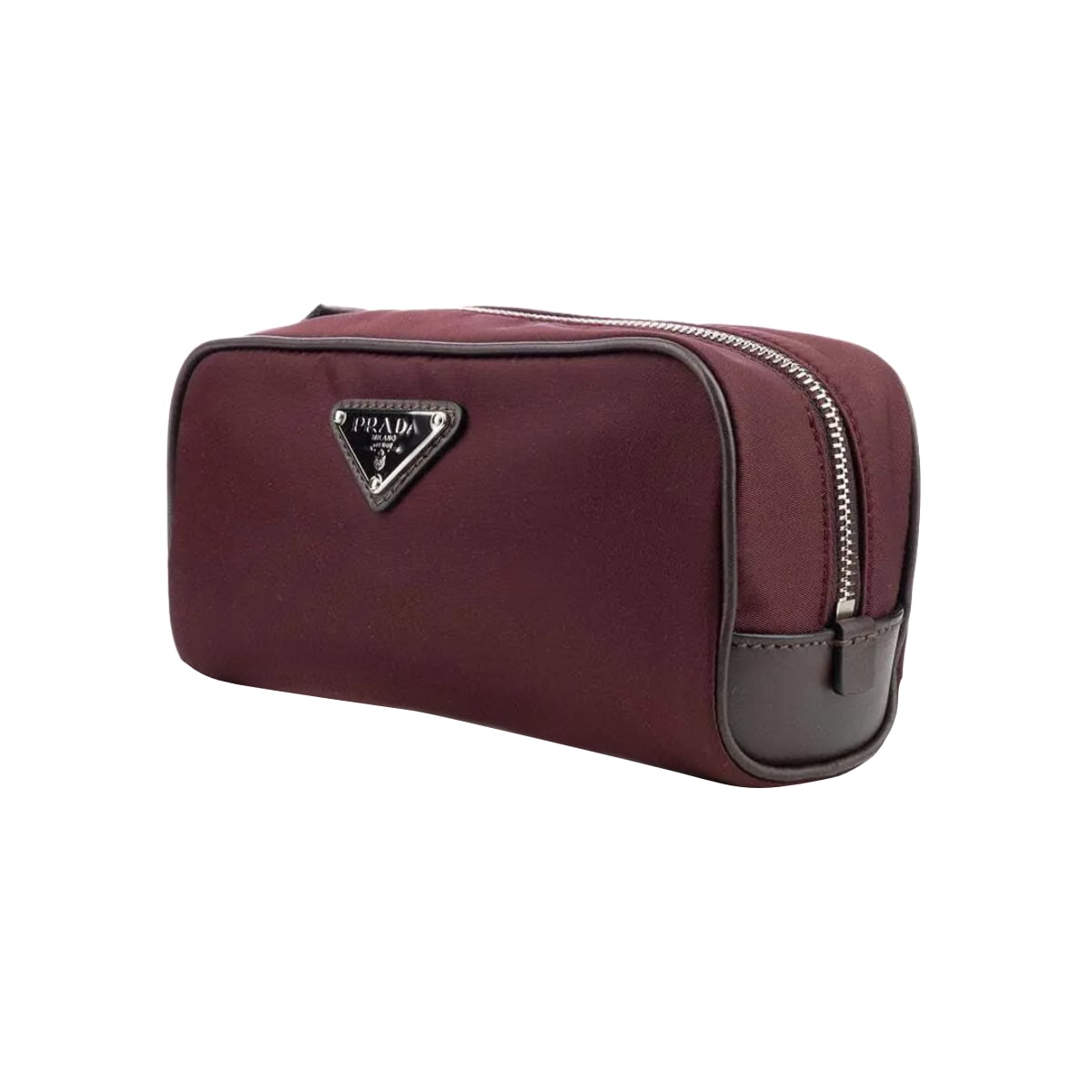 Nylon Leather Pouch Red