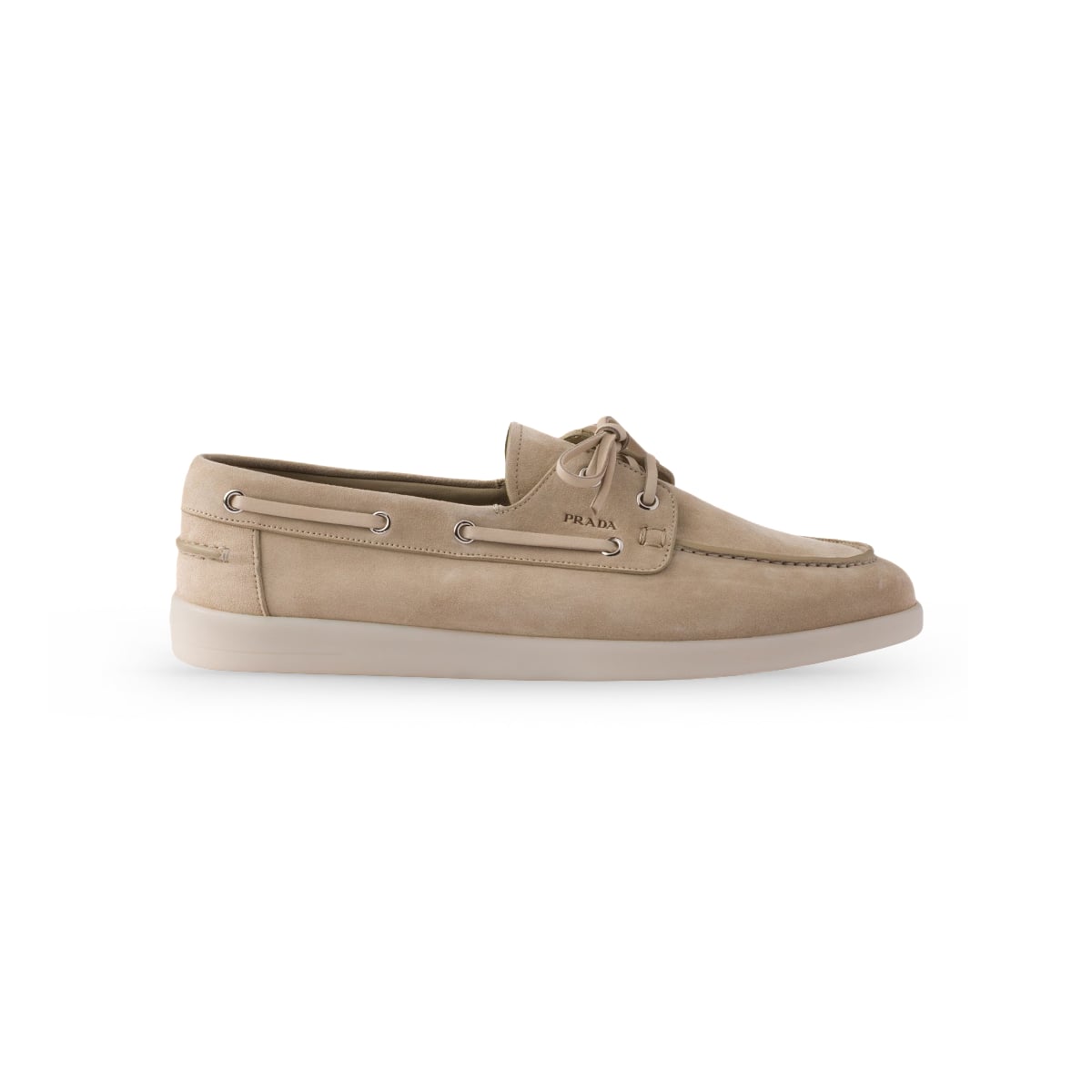 Boat Laces Suede Loafers Desert-Prada