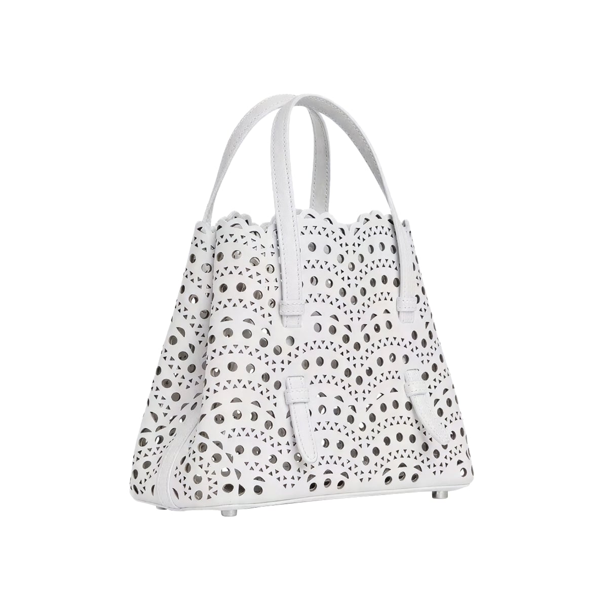 Mina 20 Bag in Vienne Wave Calfskin Off White