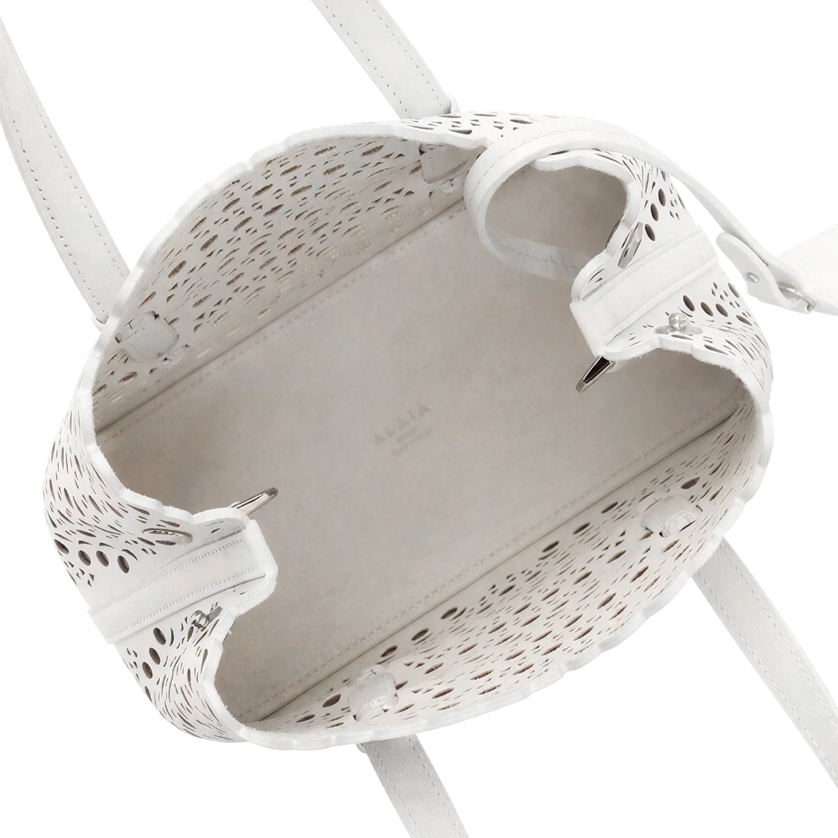 Mina 20 Bag in Vienne Wave Calfskin Off White