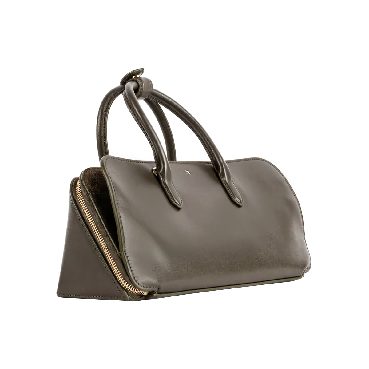 Delta Small Box Bag Calfskin Vert Khaki