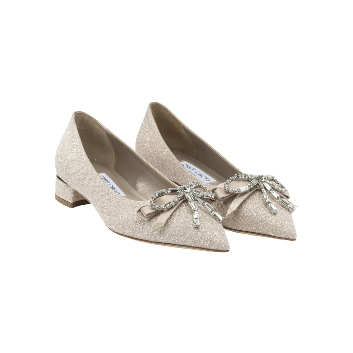 Auria Flat Microglitter Fabric Upper Light Soft Gold