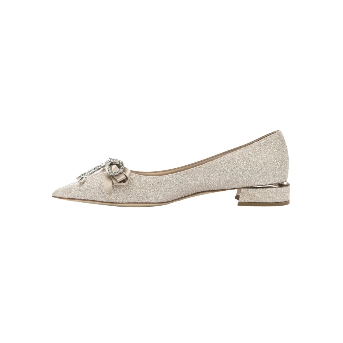 Auria Flat Microglitter Fabric Upper Light Soft Gold