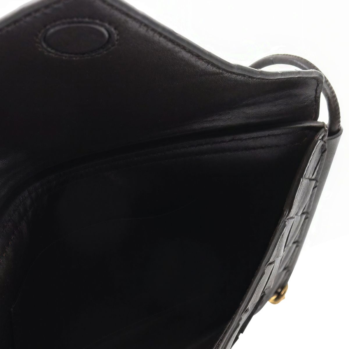 Intrecciato Phone Pouch Shoulder Bag Fondant