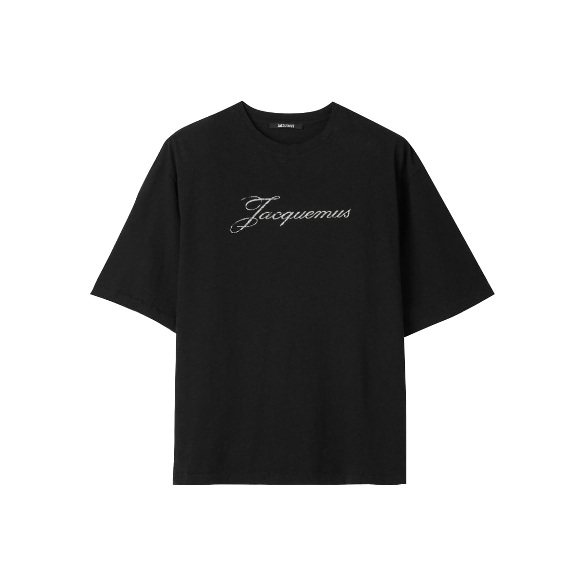 Printed Logo on The Chest T-Shirt Black-Jacquemus
