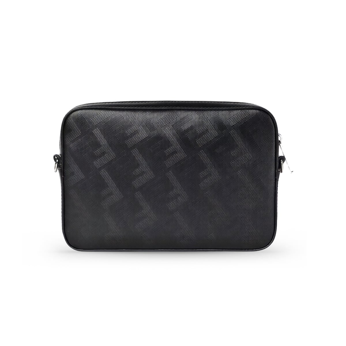 Diagonal Camera Bag Leather Black-Fendi