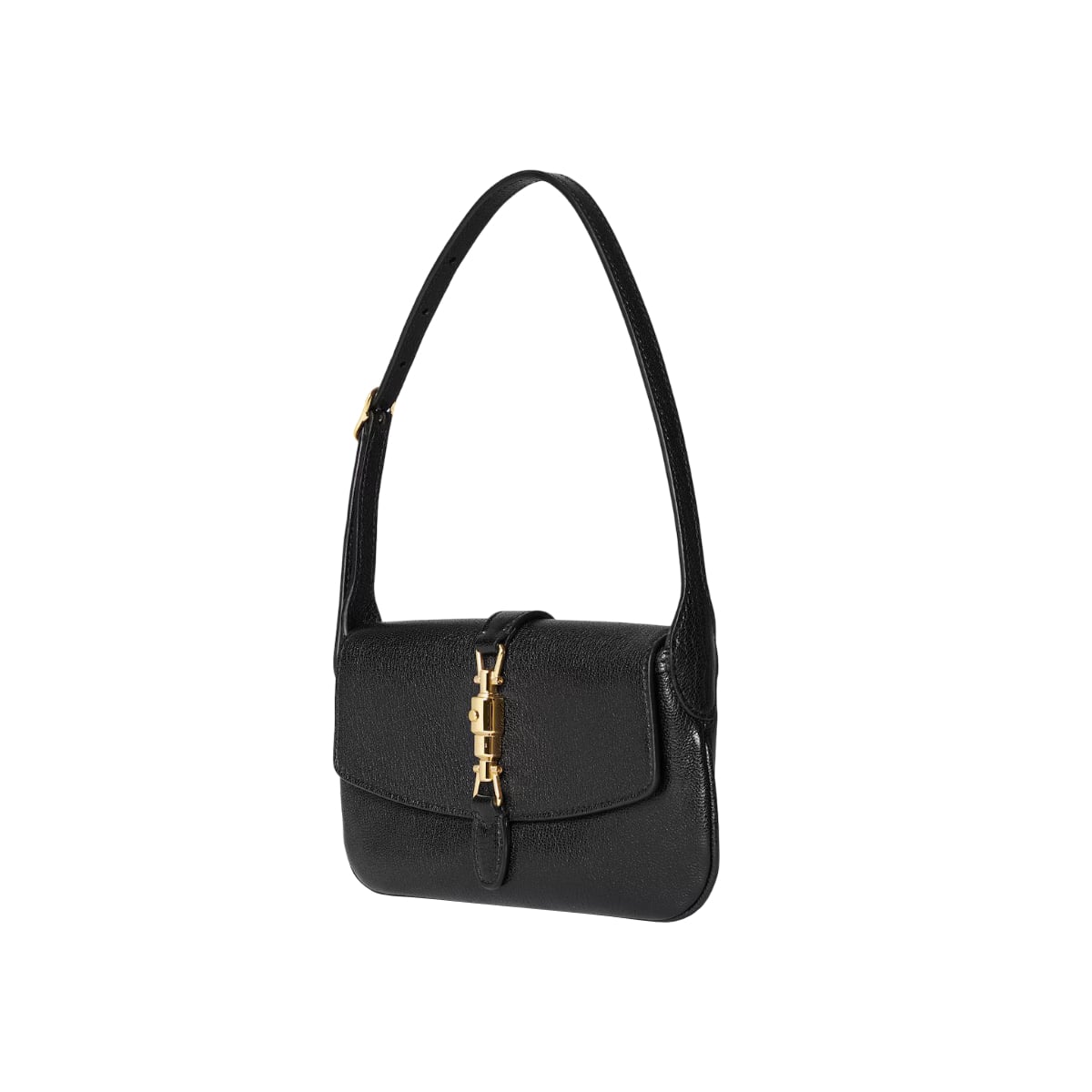 Jackie Small Shoulder Bag Leather Black LGHW