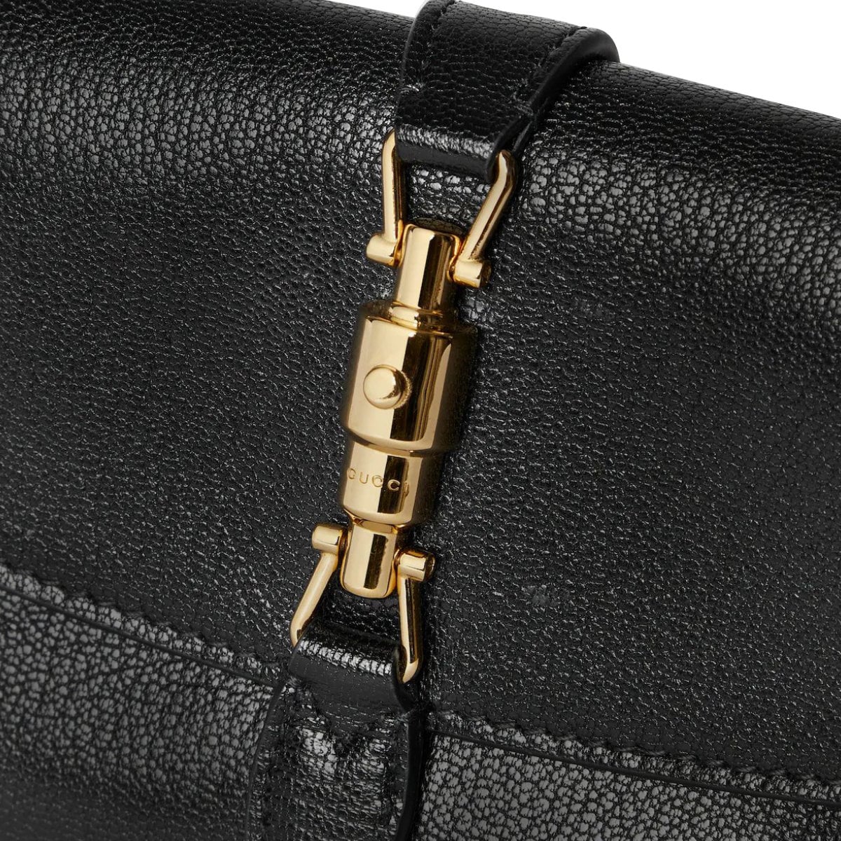 Jackie Small Shoulder Bag Leather Black LGHW