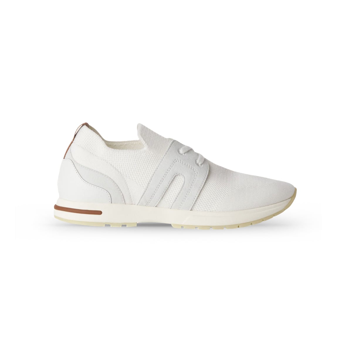 Lady Flexy Walk Wool Sneakers White-Loro Piana