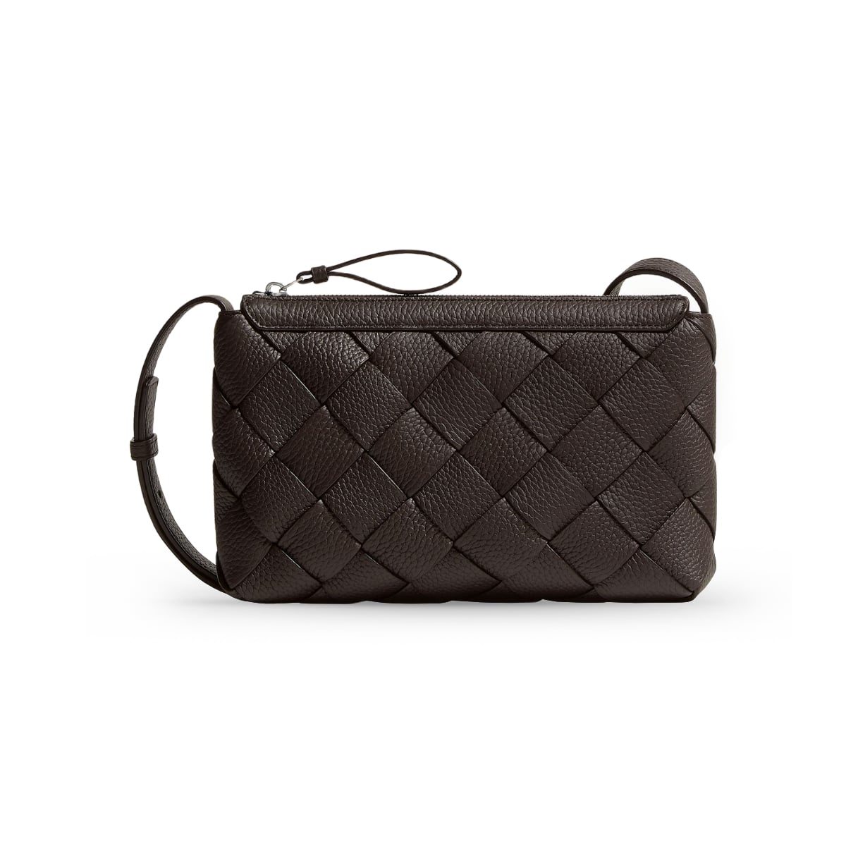 Diago Zipped Messenger Crossbody Bag Fondant-Bottega Veneta
