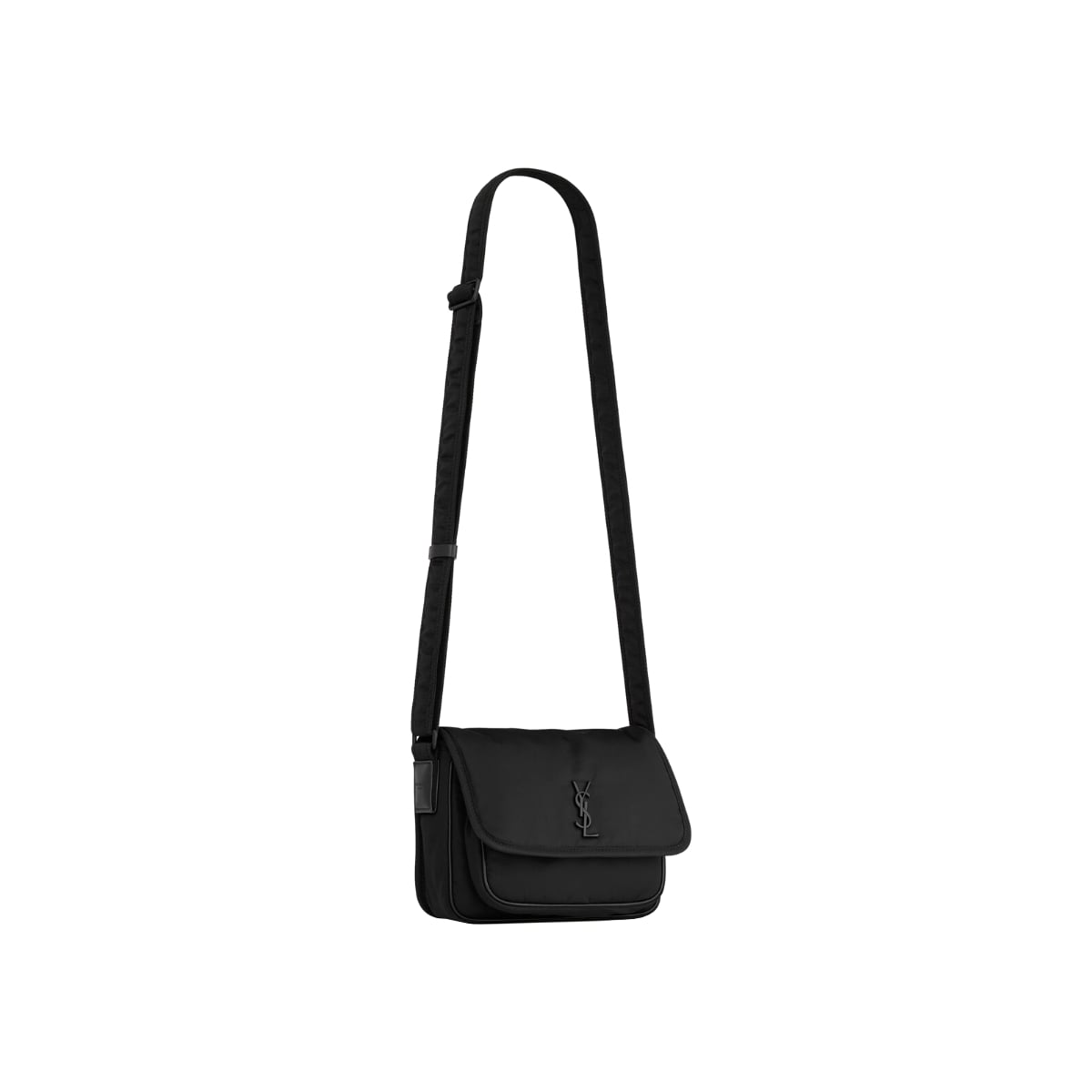Niki Small Messenger in Econyl All Black
