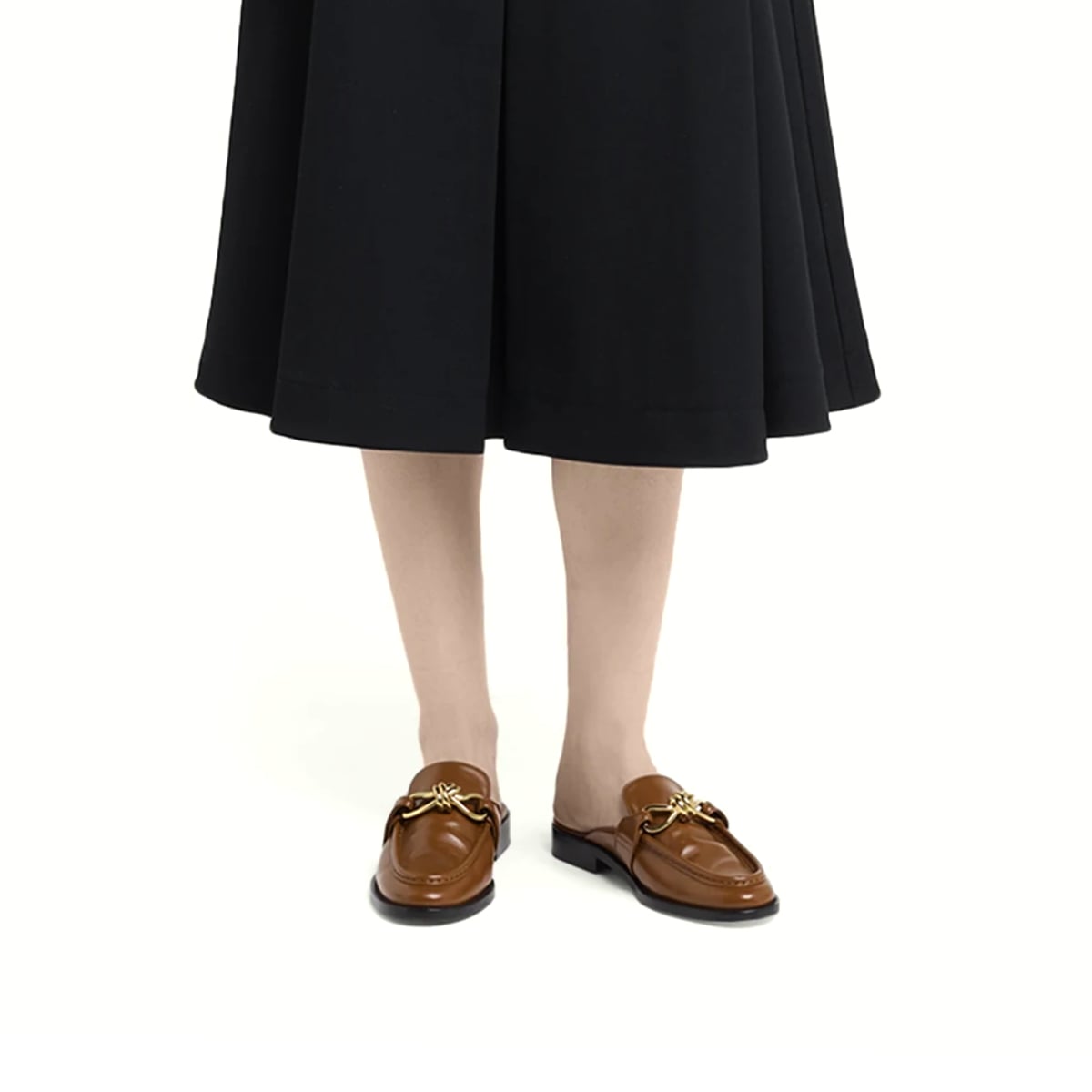 Astaire Loafer Open-Back Calfskin New Amber