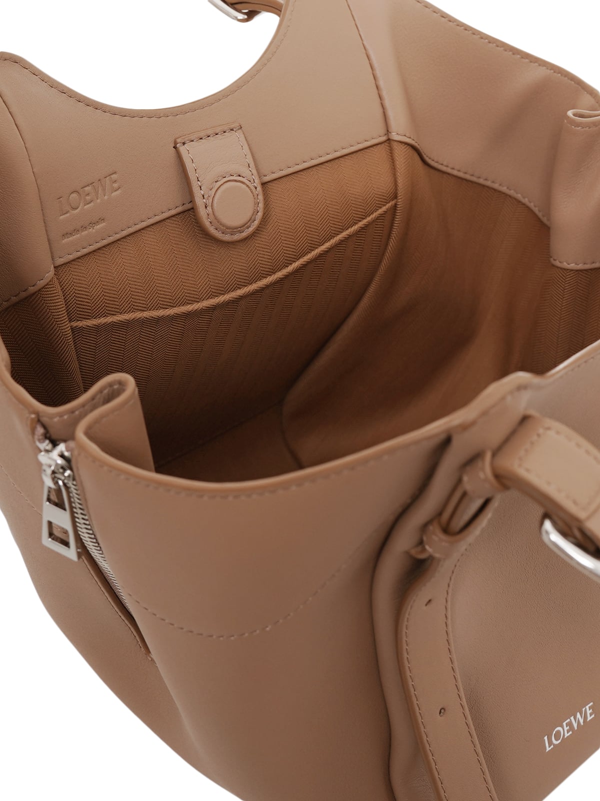 Hammock Flip Bag in Classic Calfskin Mocha PHW