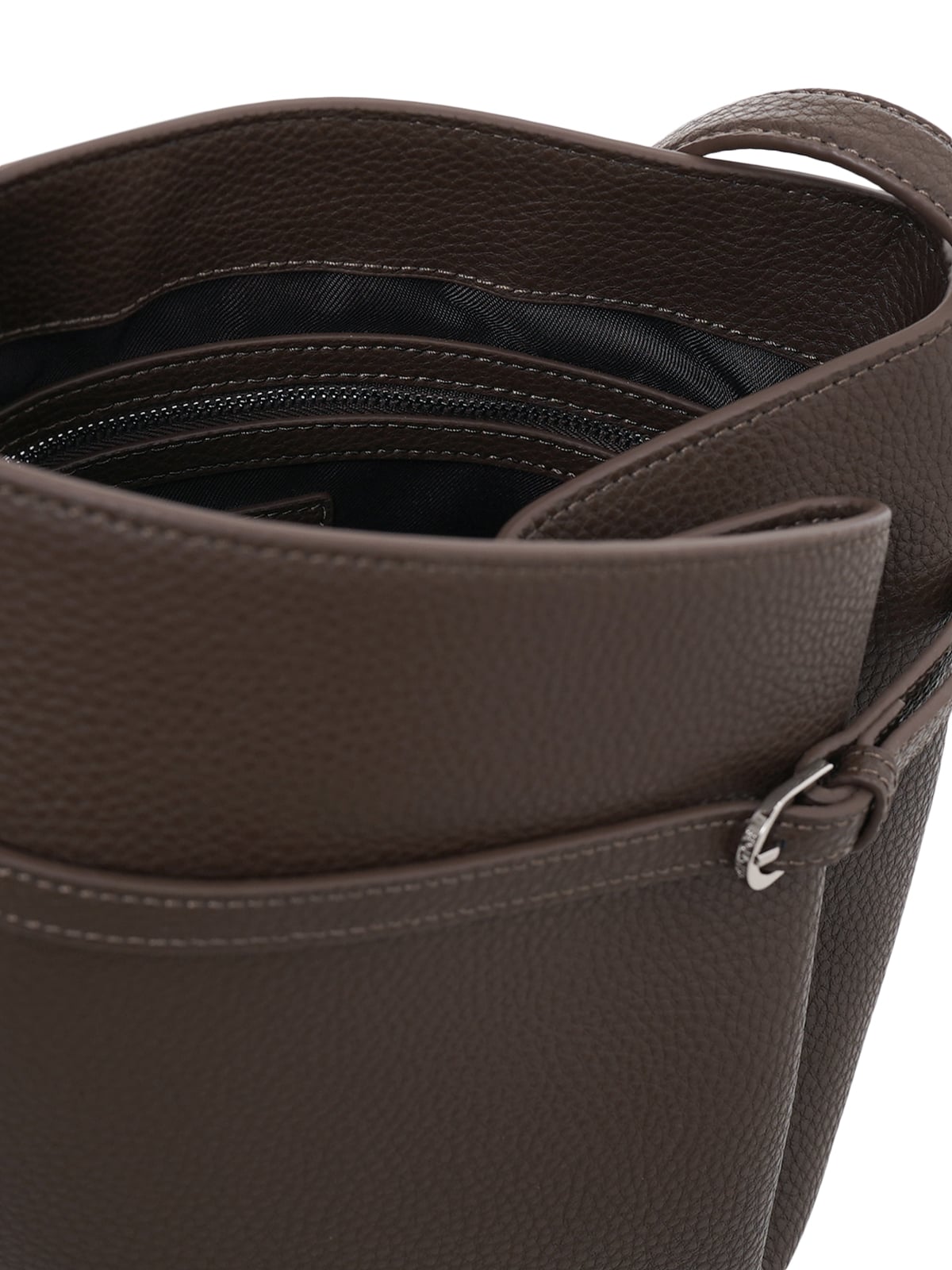 Onde Shoulder Bag Brown Plain