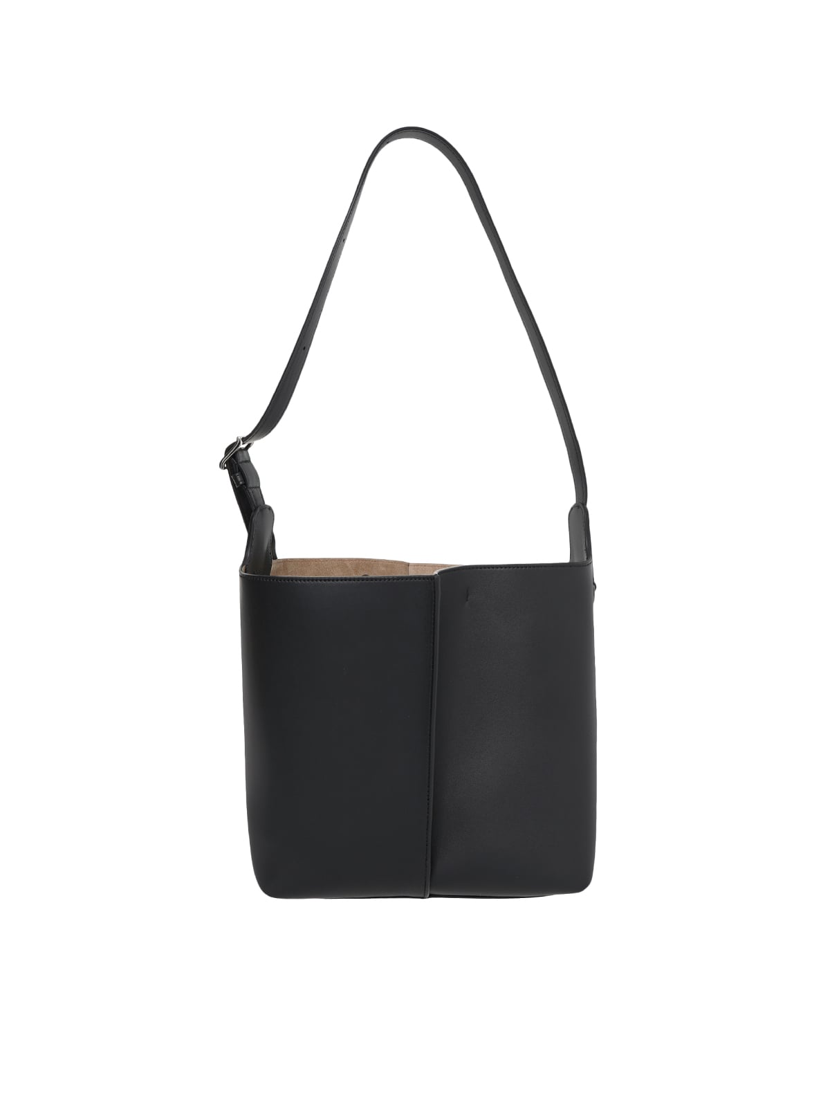 Medium Bilbao Bucket Calfskin Black