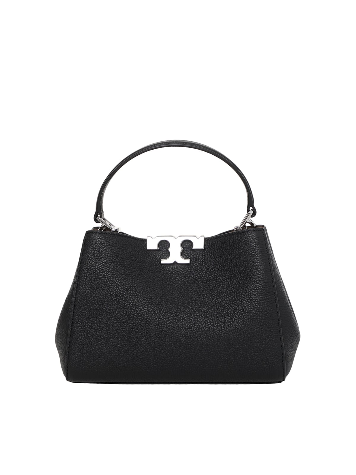 Eleanor Pebble Mini Satchel Leather Black