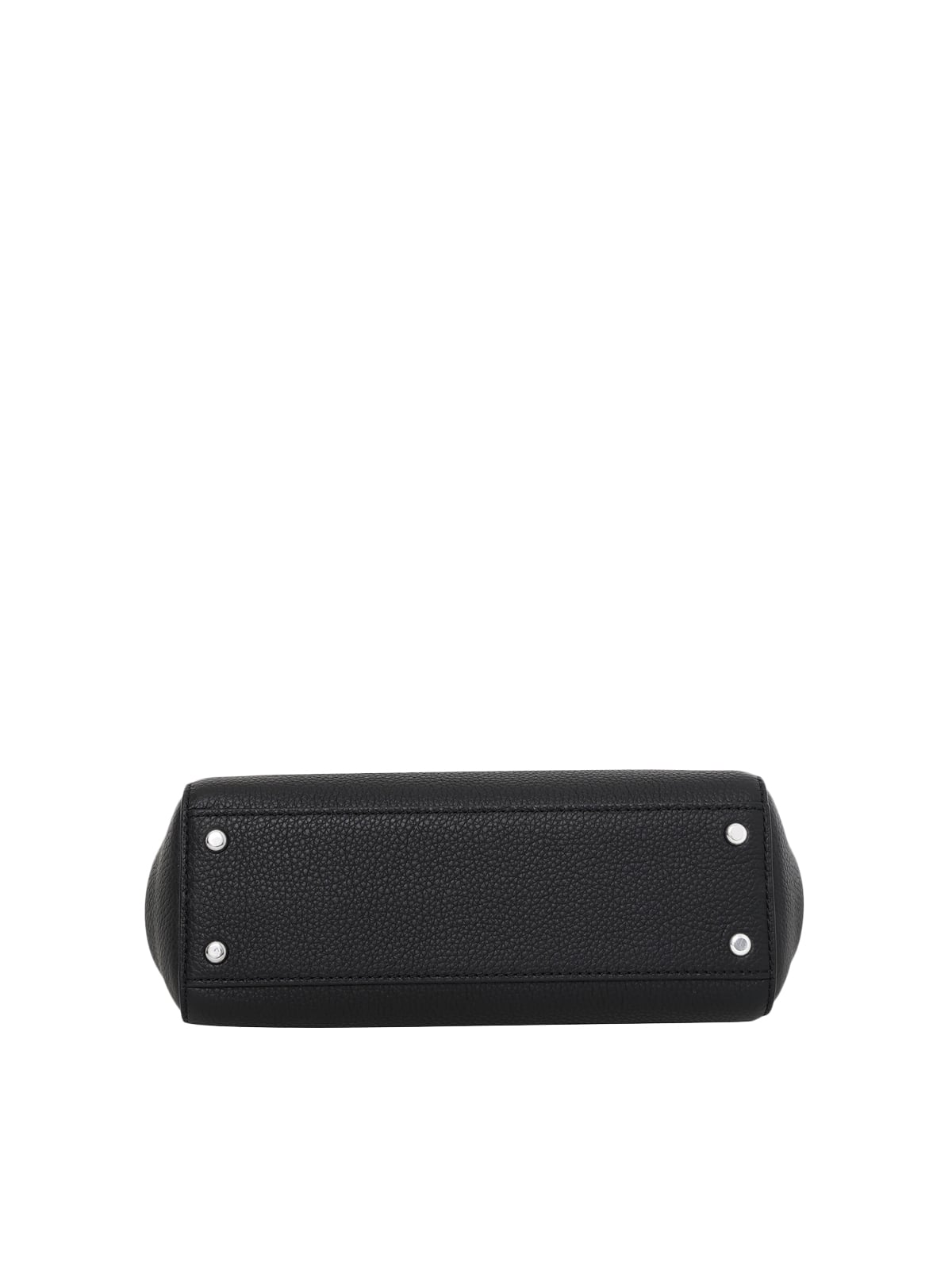 Eleanor Pebble Mini Satchel Leather Black